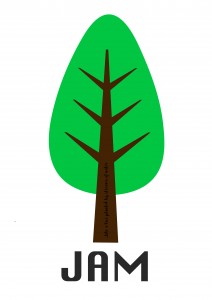 JAM logo mock-up